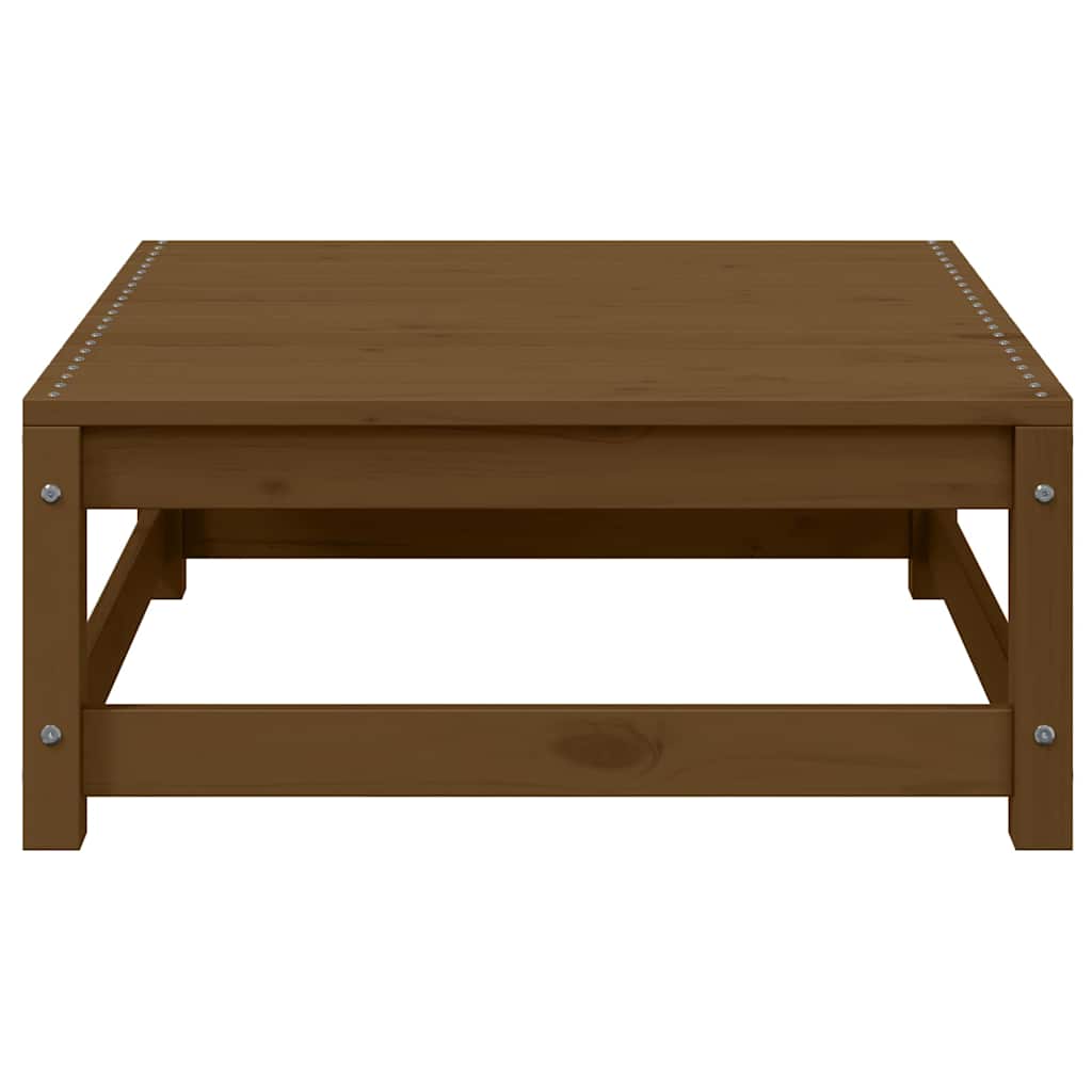 vidaXL Salon de jardin 3 pcs Marron miel Bois de pin massif