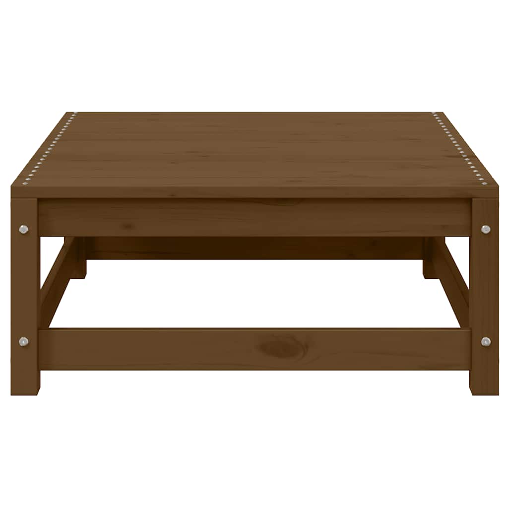 vidaXL Salon de jardin 3 pcs Marron miel Bois de pin massif
