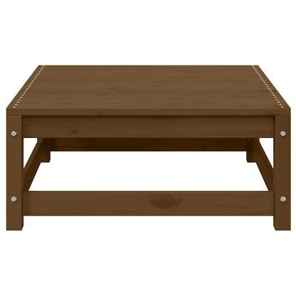 vidaXL Salon de jardin 3 pcs Marron miel Bois de pin massif