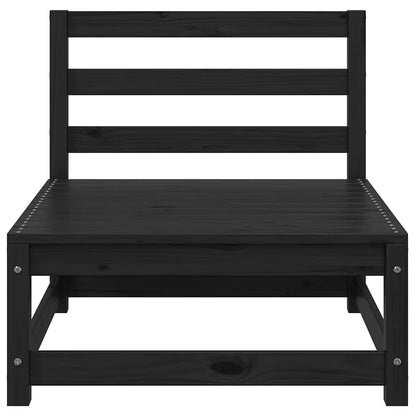 vidaXL Garten-Mittelsofas mit Anthrazit Kissen 2 Stk Massivholz Kiefer
