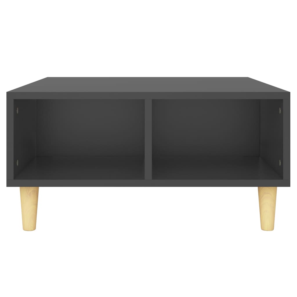 vidaXL Couchtisch Grau 60x60x30 cm Holzwerkstoff