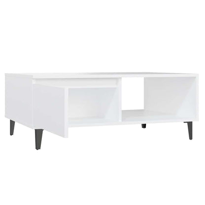 vidaXL Couchtisch Weiß 90x60x35 cm Holzwerkstoff