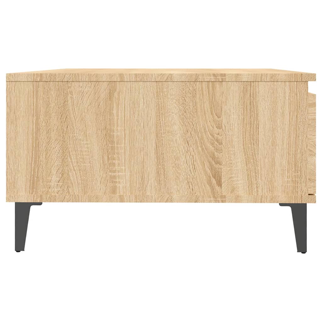 vidaXL Couchtisch Sonoma-Eiche 90x60x35 cm Holzwerkstoff