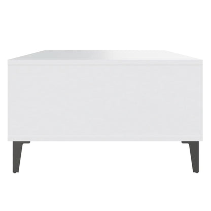vidaXL Couchtisch Weiß 103,5x60x35 cm Holzwerkstoff