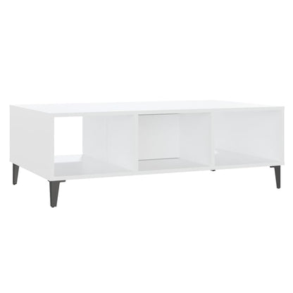 vidaXL Couchtisch Weiß 103,5x60x35 cm Holzwerkstoff
