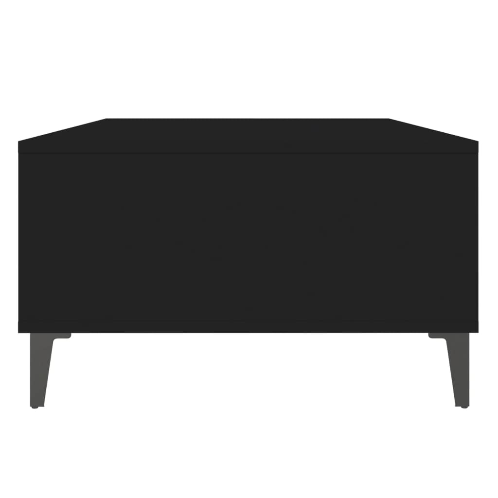 vidaXL Couchtisch Schwarz 103,5x60x35 cm Holzwerkstoff