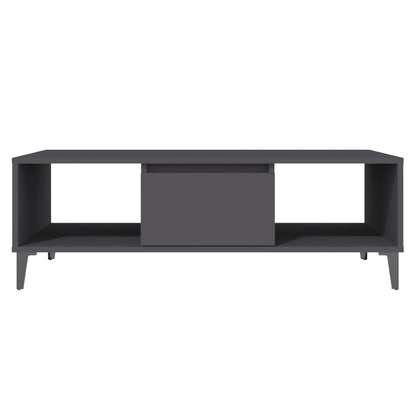 vidaXL Couchtisch Grau 103,5x60x35 cm Holzwerkstoff