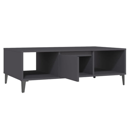 vidaXL Couchtisch Grau 103,5x60x35 cm Holzwerkstoff