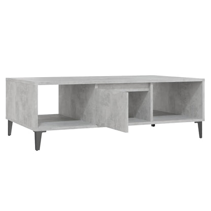 vidaXL Couchtisch Betongrau 103,5x60x35 cm Holzwerkstoff