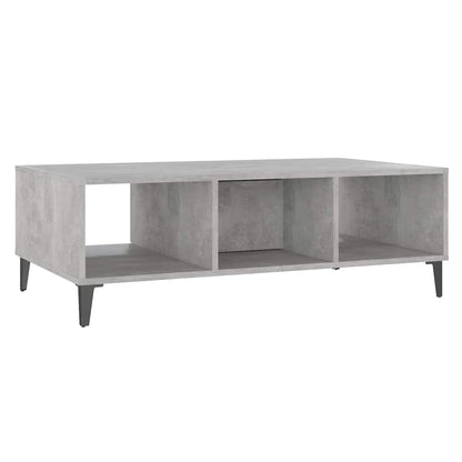 vidaXL Couchtisch Betongrau 103,5x60x35 cm Holzwerkstoff