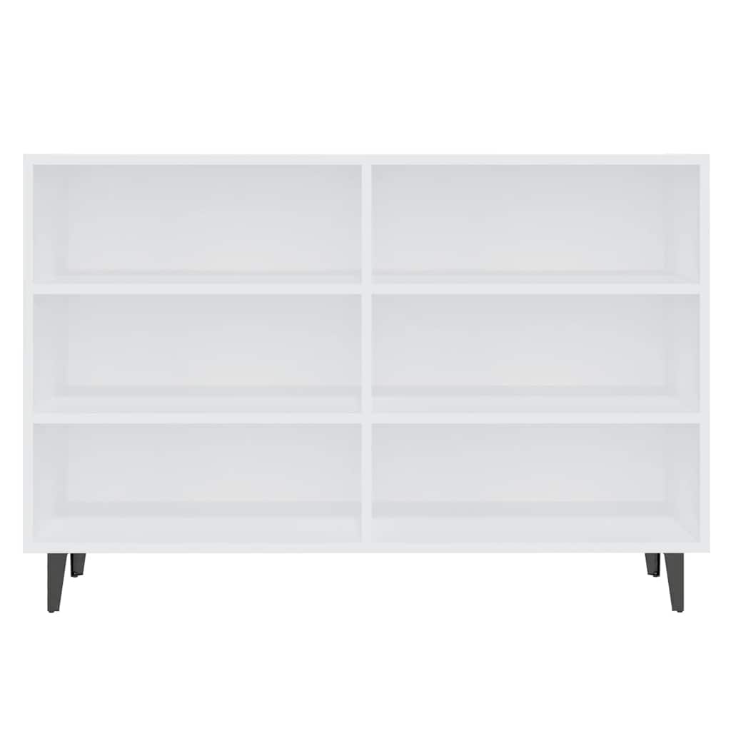 vidaXL Buffet blanc 103,5x35x70 cm Bois d'ingénierie