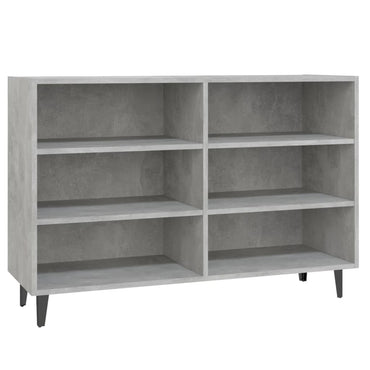 vidaXL Buffet gris béton 103,5x35x70 cm bois d'ingénierie
