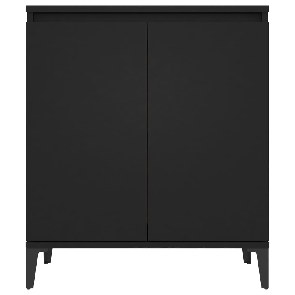 vidaXL Sideboard Schwarz 60x35x70 cm Holzwerkstoff