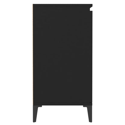 vidaXL Sideboard Schwarz 60x35x70 cm Holzwerkstoff