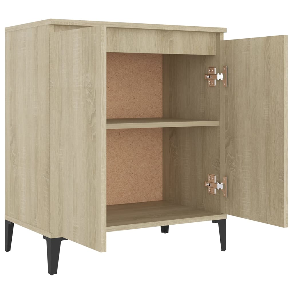 vidaXL Sideboard Sonoma-Eiche 60x35x70 cm Holzwerkstoff