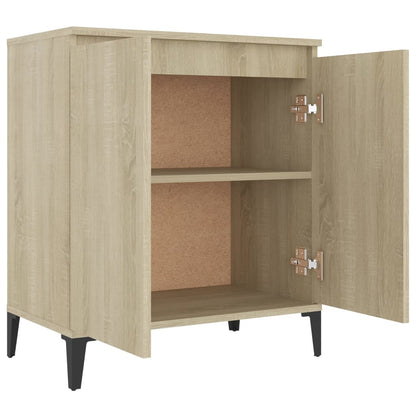 vidaXL Sideboard Sonoma-Eiche 60x35x70 cm Holzwerkstoff
