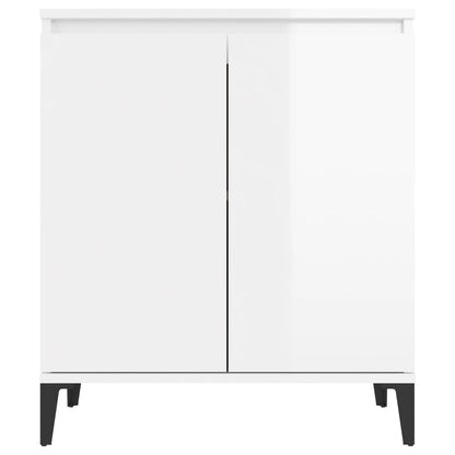 vidaXL Sideboard Hochglanz-Weiß 60x35x70 cm Holzwerkstoff