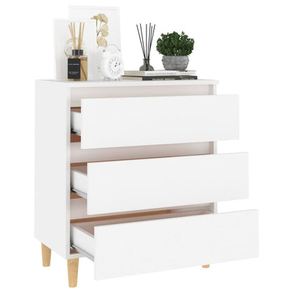 vidaXL Sideboard Weiß 60x35x69 cm Holzwerkstoff