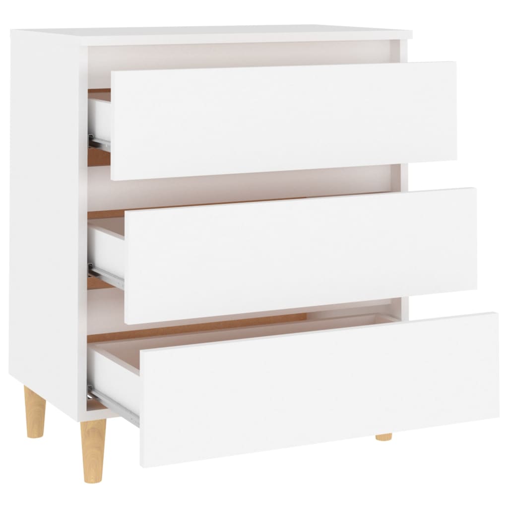 vidaXL Sideboard Weiß 60x35x69 cm Holzwerkstoff