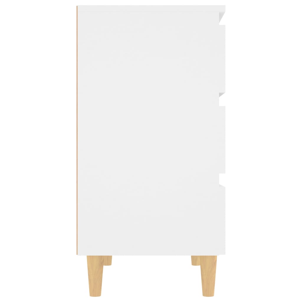 vidaXL Sideboard Weiß 60x35x69 cm Holzwerkstoff