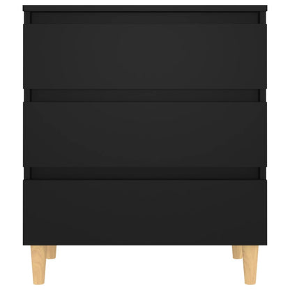 vidaXL Sideboard Schwarz 60x35x69 cm Holzwerkstoff