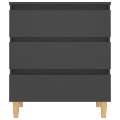 vidaXL Sideboard Grau 60x35x69 cm Holzwerkstoff