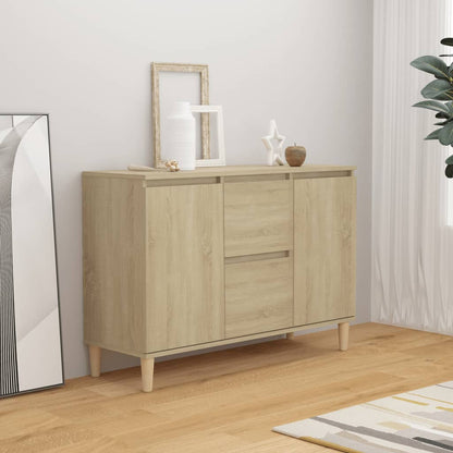 vidaXL Commode chêne Sonoma 103,5x35x70 cm bois d'ingénierie