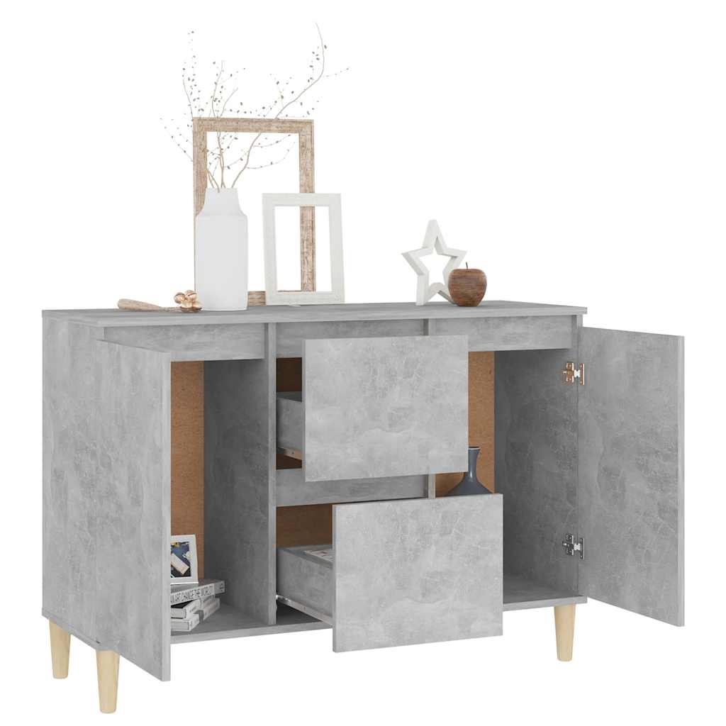 vidaXL Sideboard Betongrau 103,5x35x70 cm Holzwerkstoff