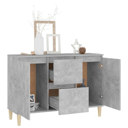 vidaXL Sideboard Betongrau 103,5x35x70 cm Holzwerkstoff