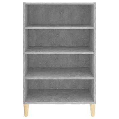 vidaXL Sideboard Betongrau 57x35x90 cm Holzwerkstoff