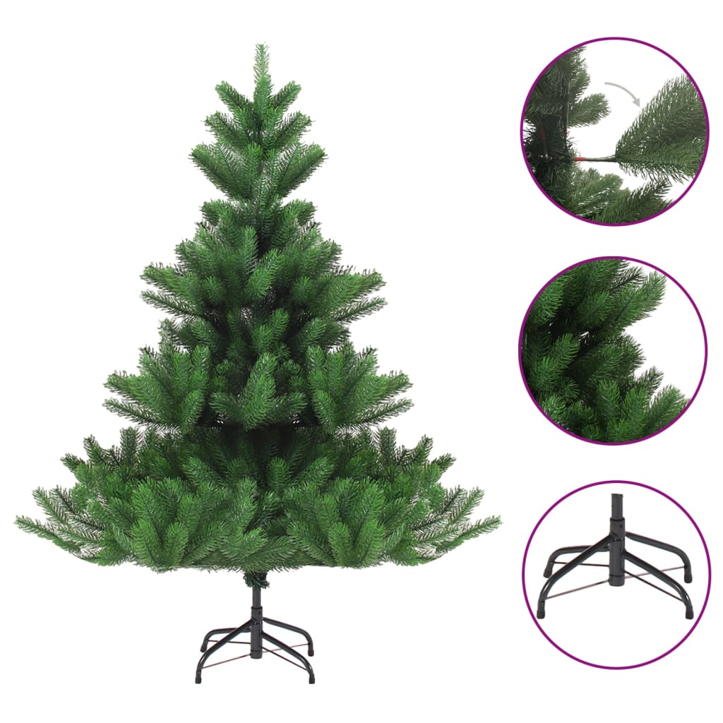vidaXL Künstlicher Weihnachtsbaum Nordmanntanne Grün 180 cm