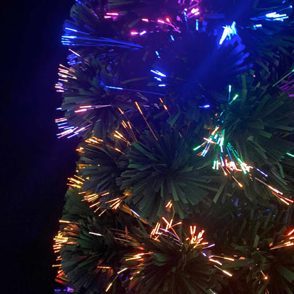 vidaXL Künstlicher Weihnachtsbaum Schlank mit Ständer 120 cm Glasfaser