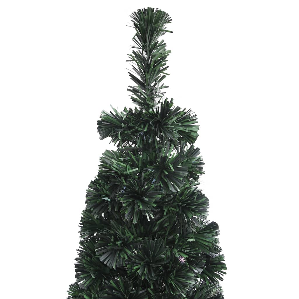 vidaXL Künstlicher Weihnachtsbaum Schlank mit Ständer 240 cm Glasfaser