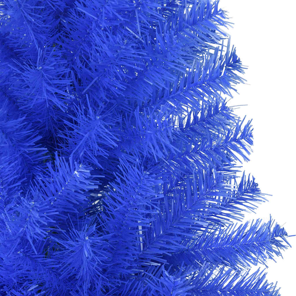 vidaXL Künstlicher Weihnachtsbaum mit Ständer Blau 240 cm PVC