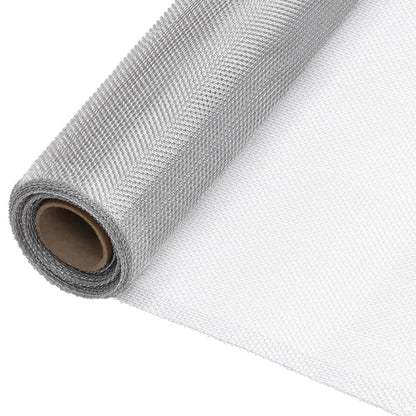 vidaXL Moustiquaire aluminium 112x500 cm argenté