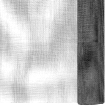 vidaXL Moustiquaire en fibre de verre 60x1000 cm Noir