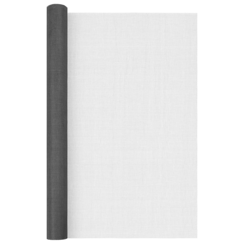 vidaXL Moustiquaire en fibre de verre 60x2000 cm Noir