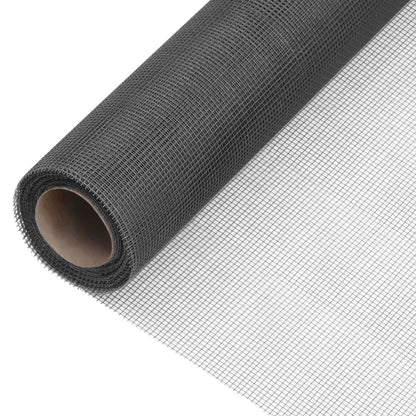 vidaXL Moustiquaire en fibre de verre 80x500 cm noir