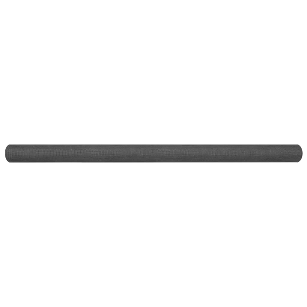 vidaXL Moustiquaire en fibre de verre 80x1000 cm Noir