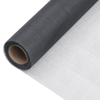 vidaXL Moustiquaire en fibre de verre 60x500 cm Gris