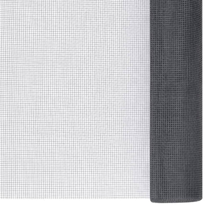vidaXL Moustiquaire en fibre de verre 60x500 cm Gris