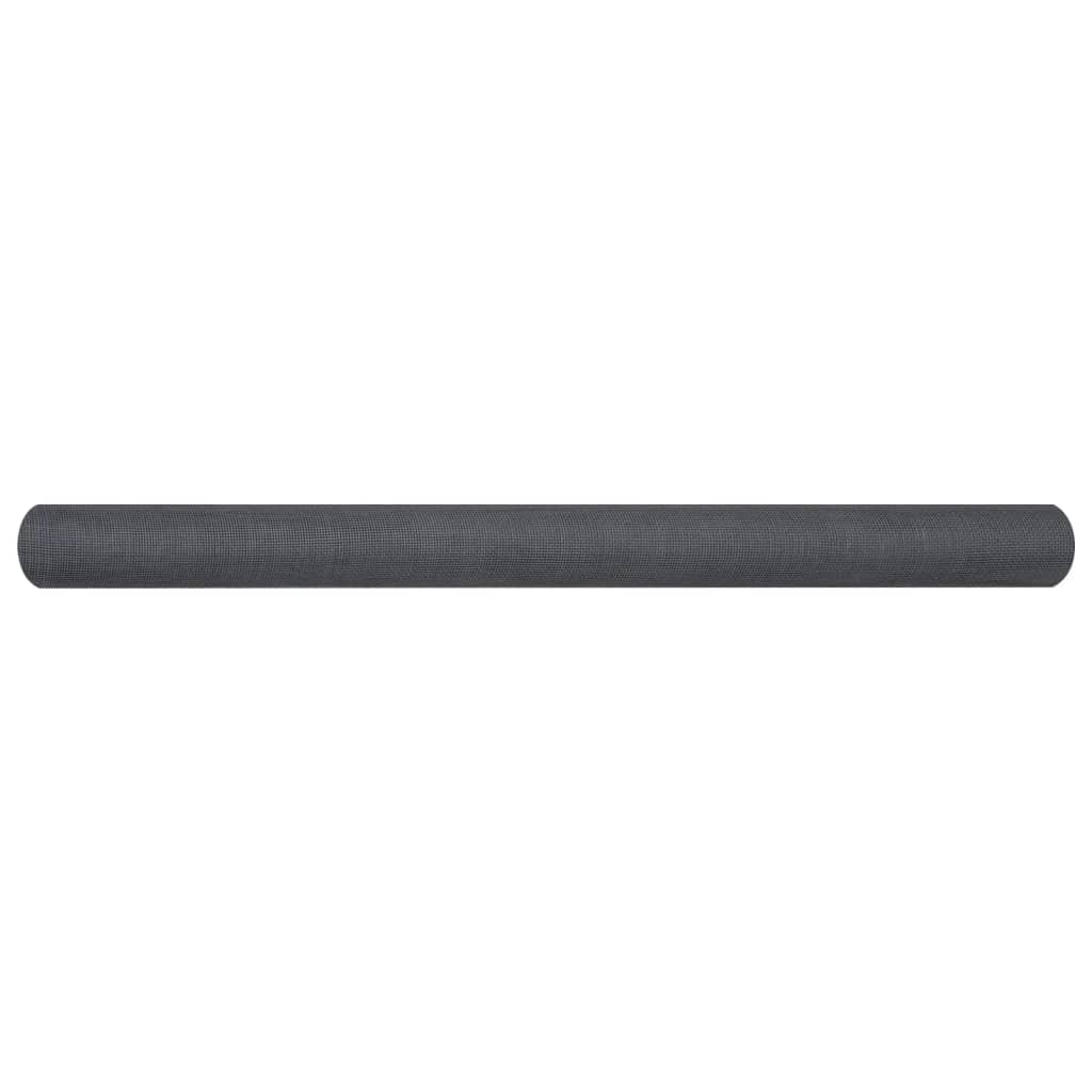 vidaXL Fliegengitter Fiberglas 80x500 cm Grau
