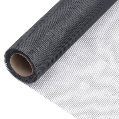 vidaXL Moustiquaire en fibre de verre 100x2000 cm gris