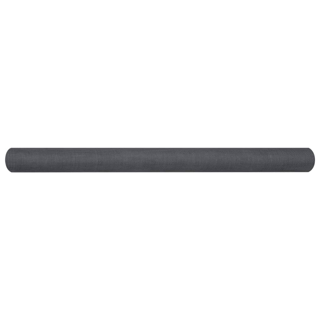 vidaXL Fliegengitter Fiberglas 112x2000 cm Grau