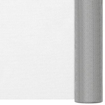 vidaXL Moustiquaire en acier inoxydable 112x500 cm Argentée