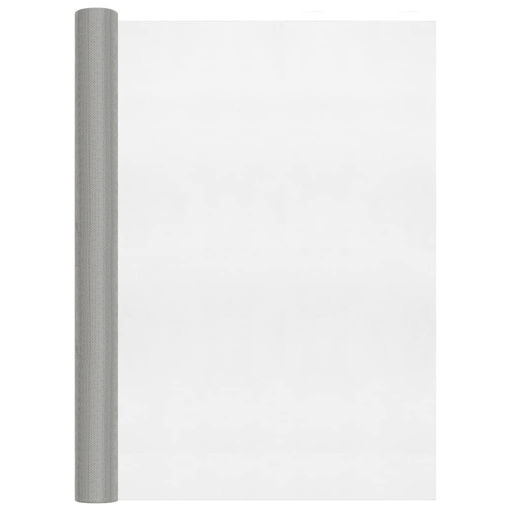 vidaXL Moustiquaire en acier inoxydable 112x500 cm Argentée