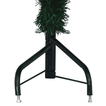 vidaXL Künstlicher Eck-Weihnachtsbaum Grün 240 cm PVC