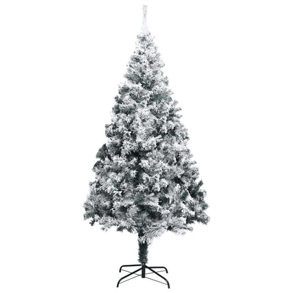 vidaXL Künstlicher Weihnachtsbaum Beschneit Grün 400 cm PVC