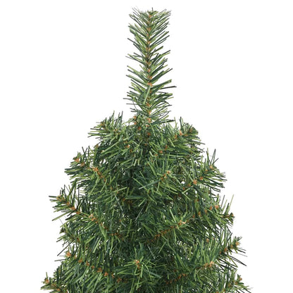 vidaXL Künstlicher Weihnachtsbaum Schlank mit Ständer Grün 120 cm PVC