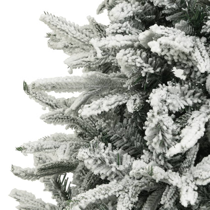 vidaXL Künstlicher Weihnachtsbaum Beschneit Grün 150 cm PVC PE